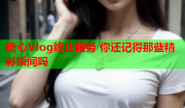 糖心Vlog终止服务 你还记得那些精彩瞬间吗