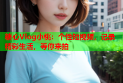 糖心Vlog小桃：个性短视频，记录精彩生活，等你来拍