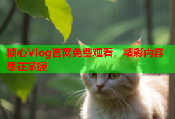 糖心Vlog官网免费观看，精彩内容尽在掌握