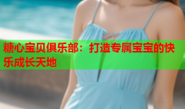 糖心宝贝俱乐部：打造专属宝宝的快乐成长天地