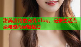 甜美清纯的允儿Vlog，记录生活点滴与时尚穿搭魅力