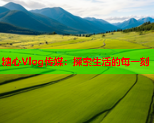 糖心Vlog传媒：探索生活的每一刻