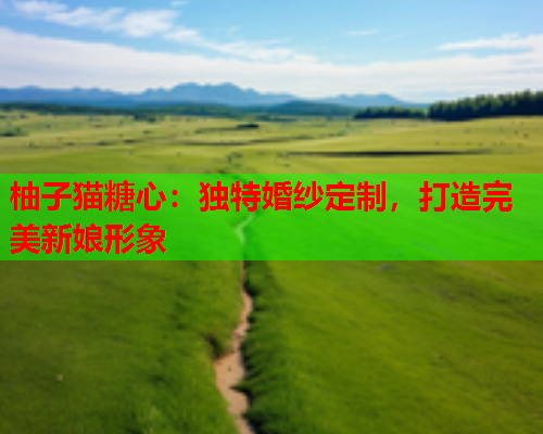 柚子猫糖心：独特婚纱定制，打造完美新娘形象